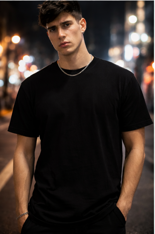 The Robotic Angel – Oversized Streetwear T-Shirt - Image 3