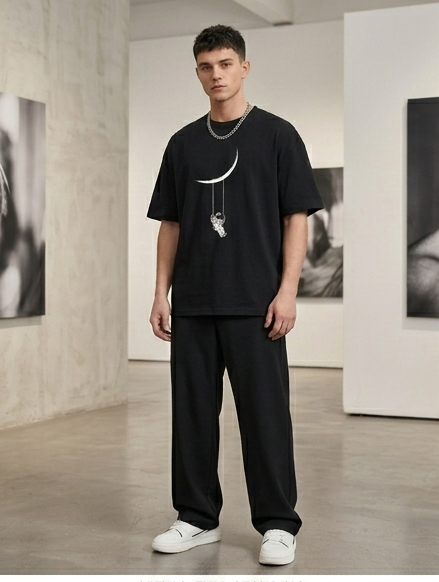 Astronaut Swing Oversized T-Shirt - Image 2